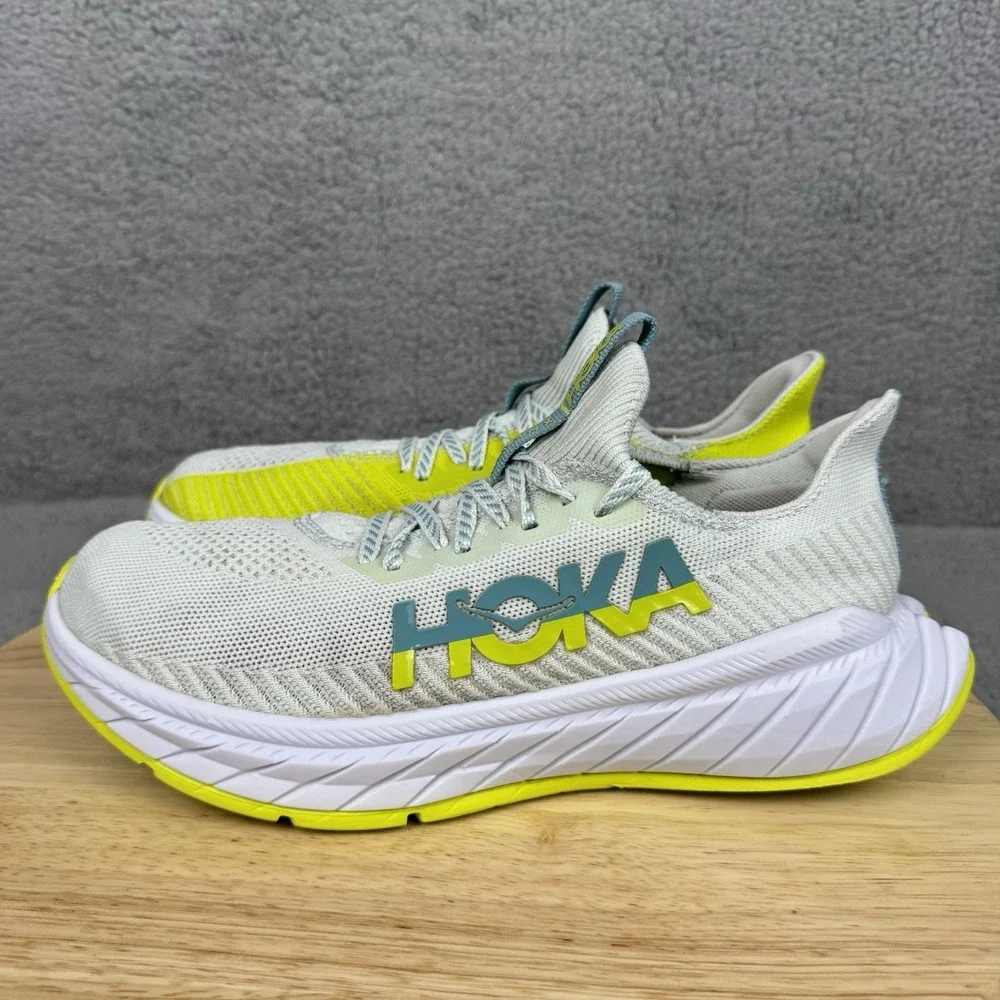 Hoka Carbon X 3 Mens 8D‎ Womens 9 Billowing Sail Evening Primrose Running Shoes